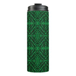 Termo Scribe simple Tejido Espejo Verde
