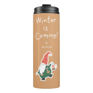 Termo Se acerca el invierno Mug de viaje de vacaciones