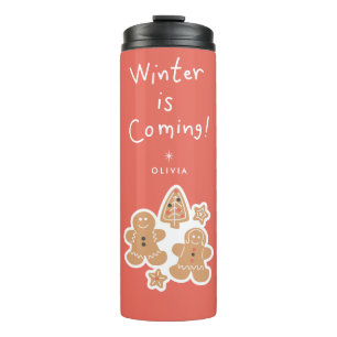 Termo Se acerca el invierno Mug de viaje de vacaciones