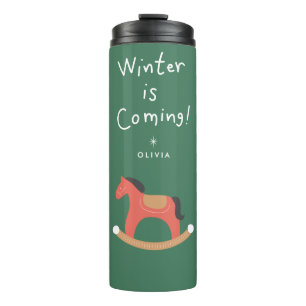 Termo Se acerca el invierno Mug de viaje de vacaciones