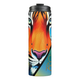 Termo Sé fuerte y valiente fe cristiana