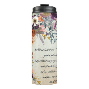 Termo Sé tu guía, mezcla floral de otoño  