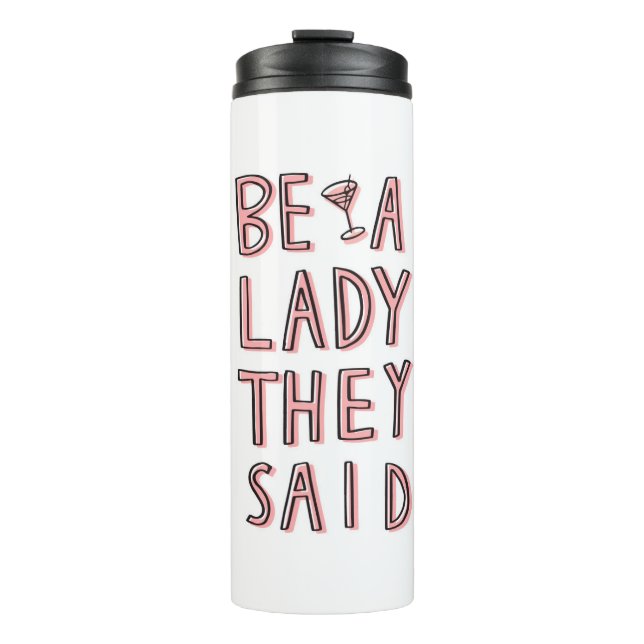 Termo Sé Una Dama Que Dijeron (Anverso)