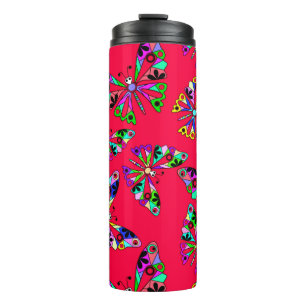 Termo Seamless lindo personalizado brillante patrón mari