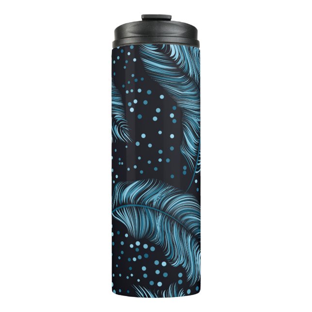 Termo Seamless pattern, infinite texture. dark feather b (Anverso)
