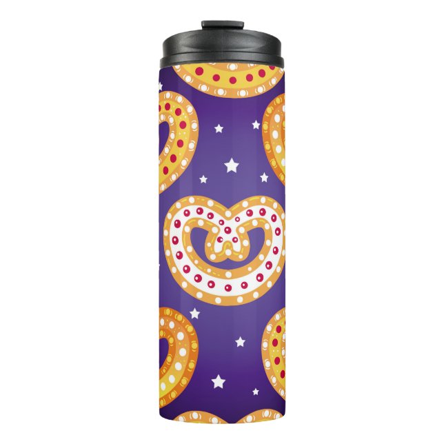 Termo Seamless pattern with Christmas sweets. Vintage il (Anverso)