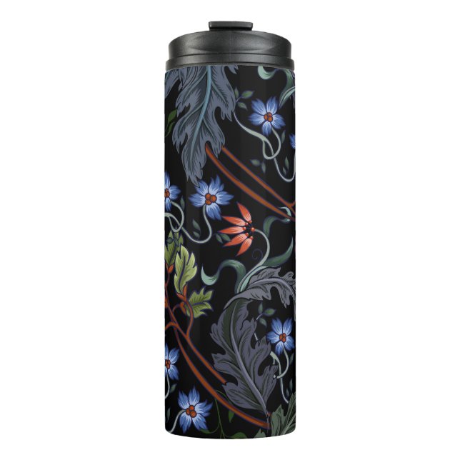 Termo Seamless pattern with flowers in art deco style. M (Anverso)