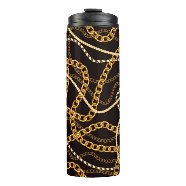 Termo Seamless pattern with golden chains.  (Anverso)