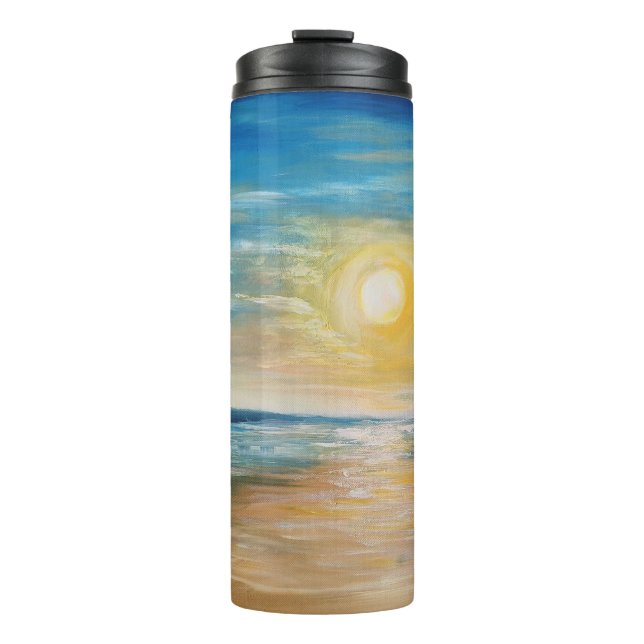 Termo Seaside Sunrise Ocean Sunset Radiset Seascape Dolo (Anverso)