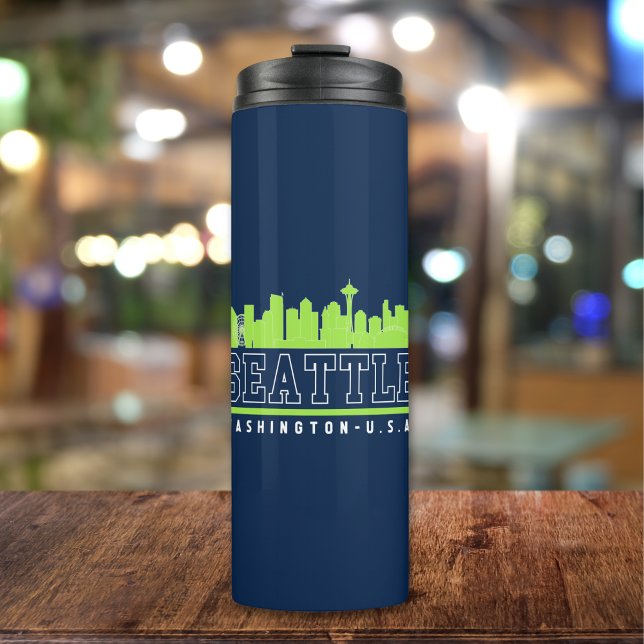 Termo Seattle Washington Fun Skyline City (Subido por el creador)