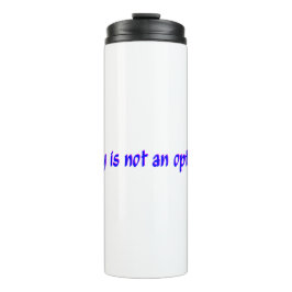 Termo Seco No Es Una Opción Azul Y Rosa