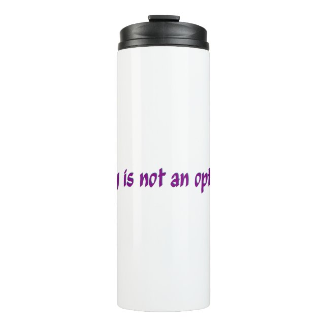 Termo Seco no es una opción en rosa oscuro (Anverso)