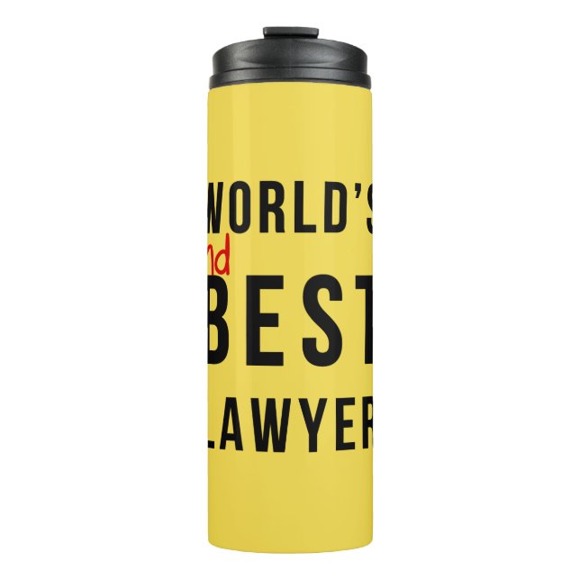 Termo Segundo Mejor Abogado del Mundo (Anverso)