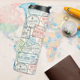 Termo Sello de visa de viaje