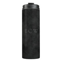 Sello Falso Elegante sobre Negro Manchado