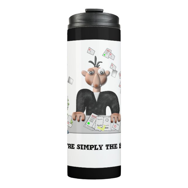 Termo Sencillamente eres el mejor texto personalizado (Anverso)