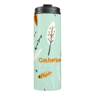 TERMO SENCILLO DISEÑO RETRO BOHO PATTERN