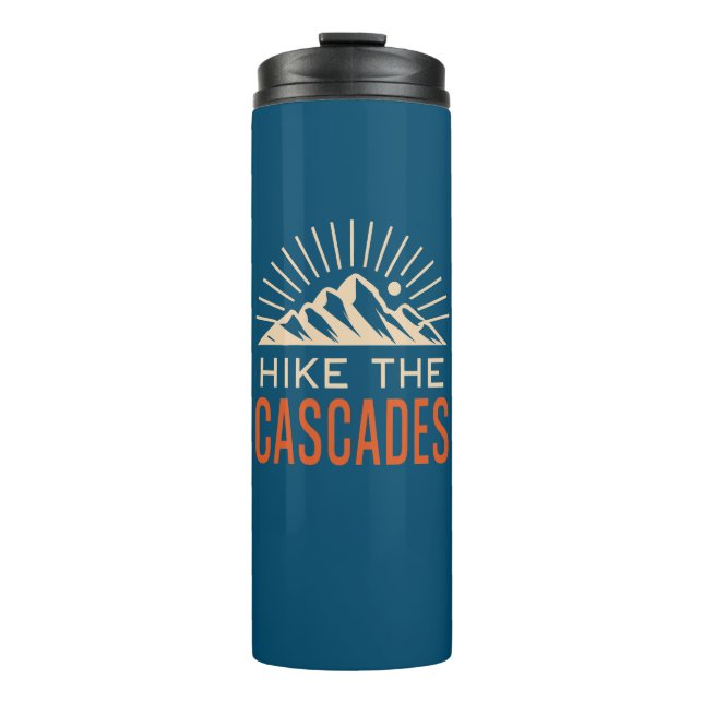 Termo Senderismo por el Sunburst de las Cascades (Anverso)