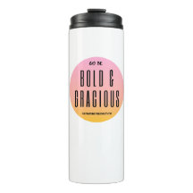 Ser audaz y Gracioso Tumbler Lemonade