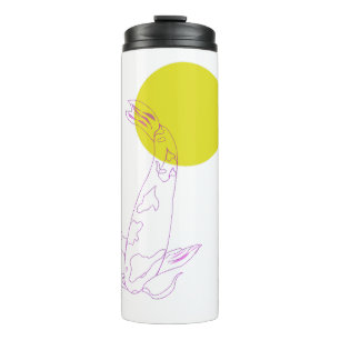 Termo Serene Swirls: Un Minimalista viaje a Koi