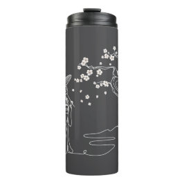 Termo Serenidad Sakura: Tumbler térmico de mujer de Kimo