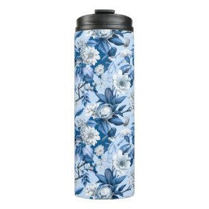 Termo Serie Chinoserie Azul y Blanco Diseño 3