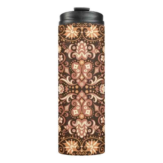 Termo Serie de vidrio manchado. Composición de abstracci (Anverso)