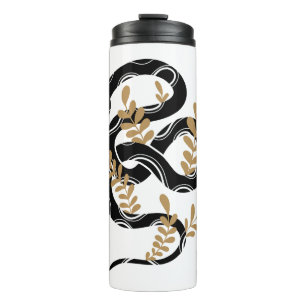 Termo Serpiente con plantas