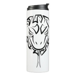 Termo Serpiente Tribal Negra y Blanca