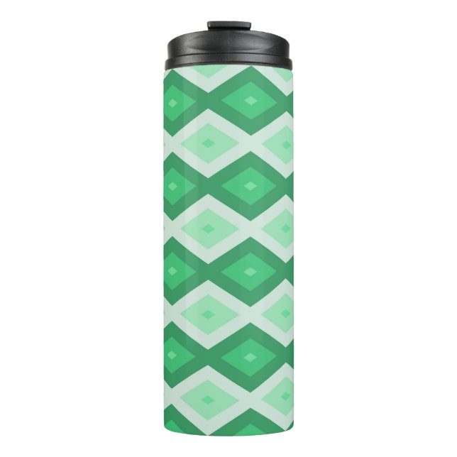 Termo Shades of green diamond pattern (Anverso)
