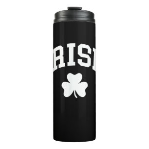 Termo Shamrock St Patricks Día Orgullo irlandés Irlandés