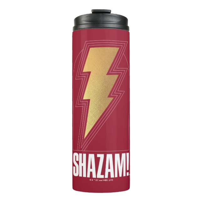 Termo ¡SHAZAM! Furia de los dioses | Insignia Lightning  (Anverso)