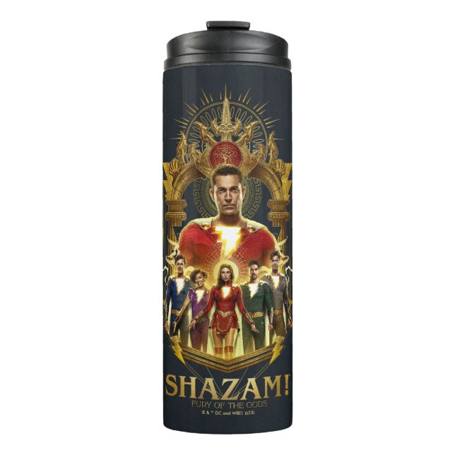 Termo ¡SHAZAM! Furia de los dioses | Marco humedal de SH (Anverso)