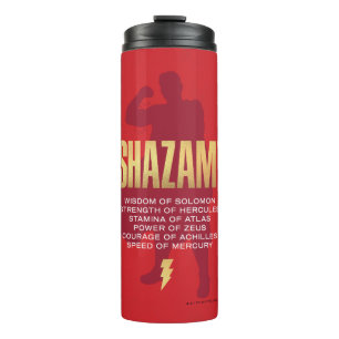 Termo ¡SHAZAM! Furia de los dioses   Silueta flexible