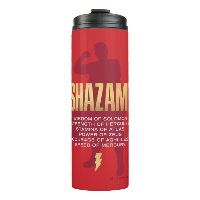 Termo ¡SHAZAM! Furia de los dioses | Silueta flexible (Anverso)