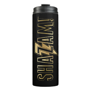 Termo ¡SHAZAM!   Logotipo de oro
