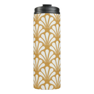 Termo Shell de mar geométrico Art Deco
