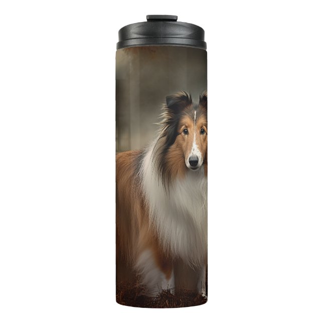 Termo Shetland Sheepdog Halloween Scary (Anverso)