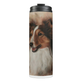Termo Shetland Sheepdog Sheltie sonriendo