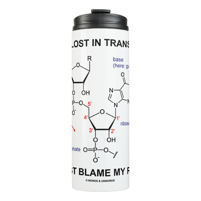 Termo Si Me Pierde La Traducción, Culpen A Mi RNA (Anverso)