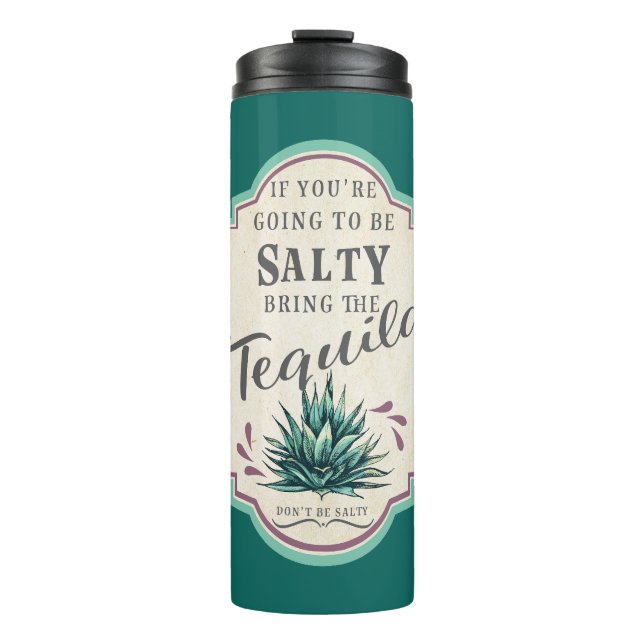 Termo Si vas a ser salado (Anverso)