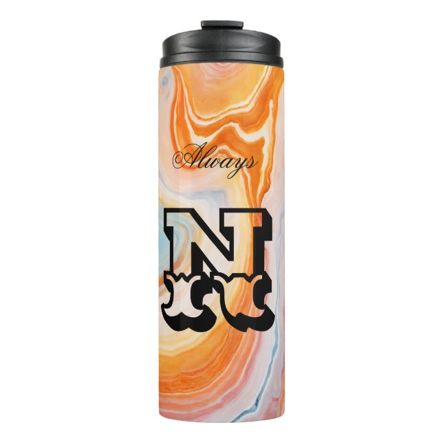 Termo Siempre Guay: Tumbler térmico de N Coral (Anverso)