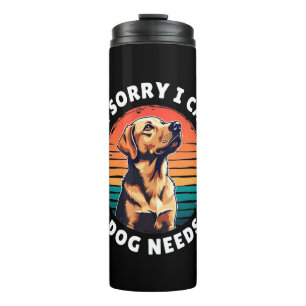 Termo Siento no poder, mi perro me necesita