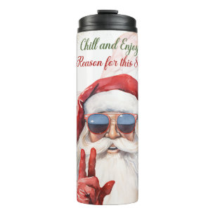 Termo Signo de Santa Paz de navidades Tumbler