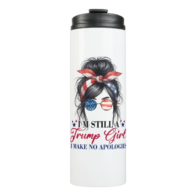 Termo Sigo siendo Chica de Trump, no pido disculpas (Anverso)