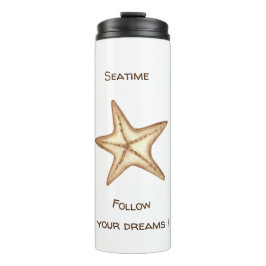 Termo Sigue tus sueños acuarela Seatime Starfish