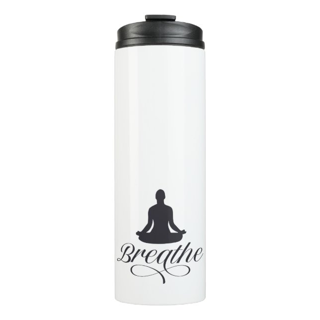 Termo Silhouette Breathe Yoga Pose (Anverso)
