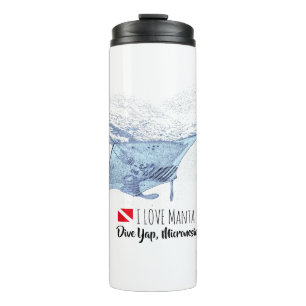 Termo Silhouette de rayo de manta escarcha de vidrio esm