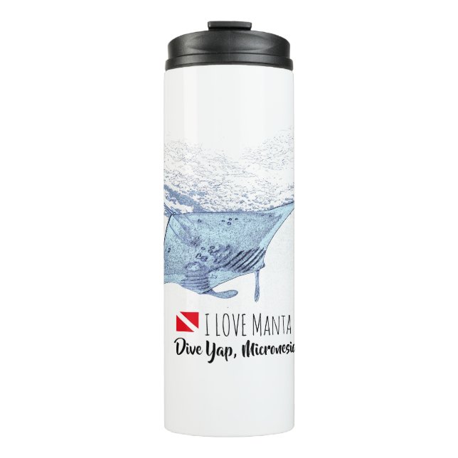 Termo Silhouette de rayo de manta escarcha de vidrio esm (Anverso)