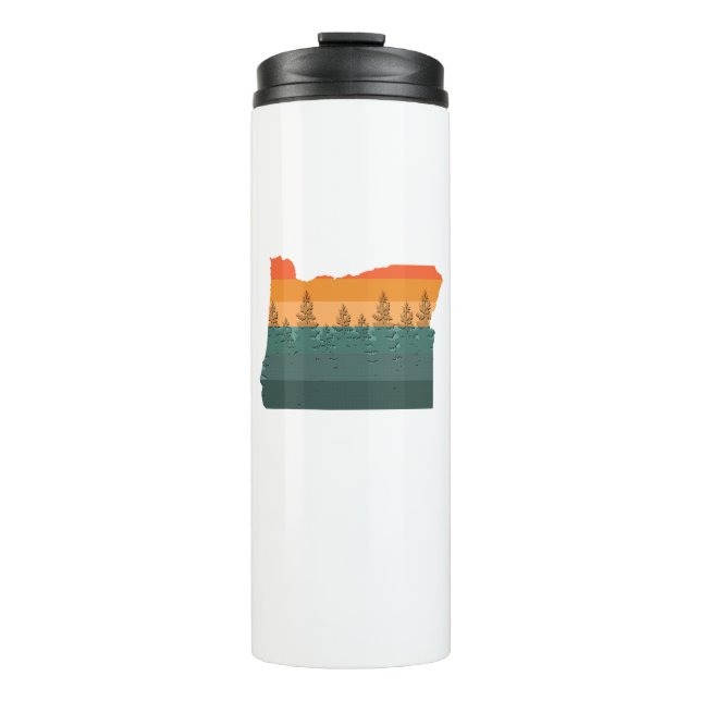 Termo Silhouette Oregon Tree (Anverso)